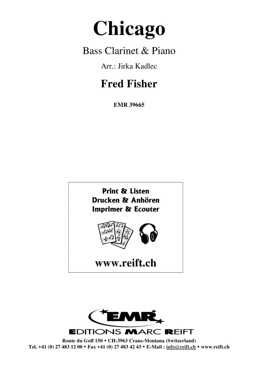 Chicago Chicago Bass Clarinet scores gallery preview page 1