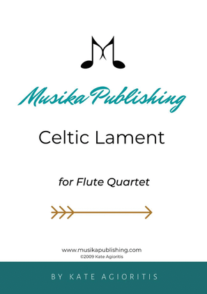 Book cover for Celtic Lament - for Flute Quartet