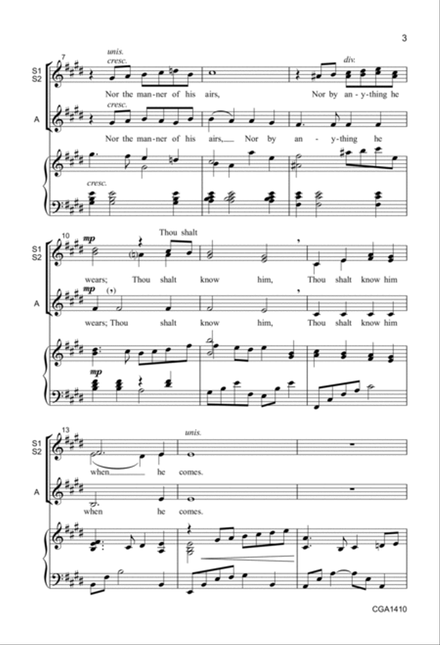 Thou Shalt Know Him Thou Shalt Know Him 4-Part scores gallery preview page 3