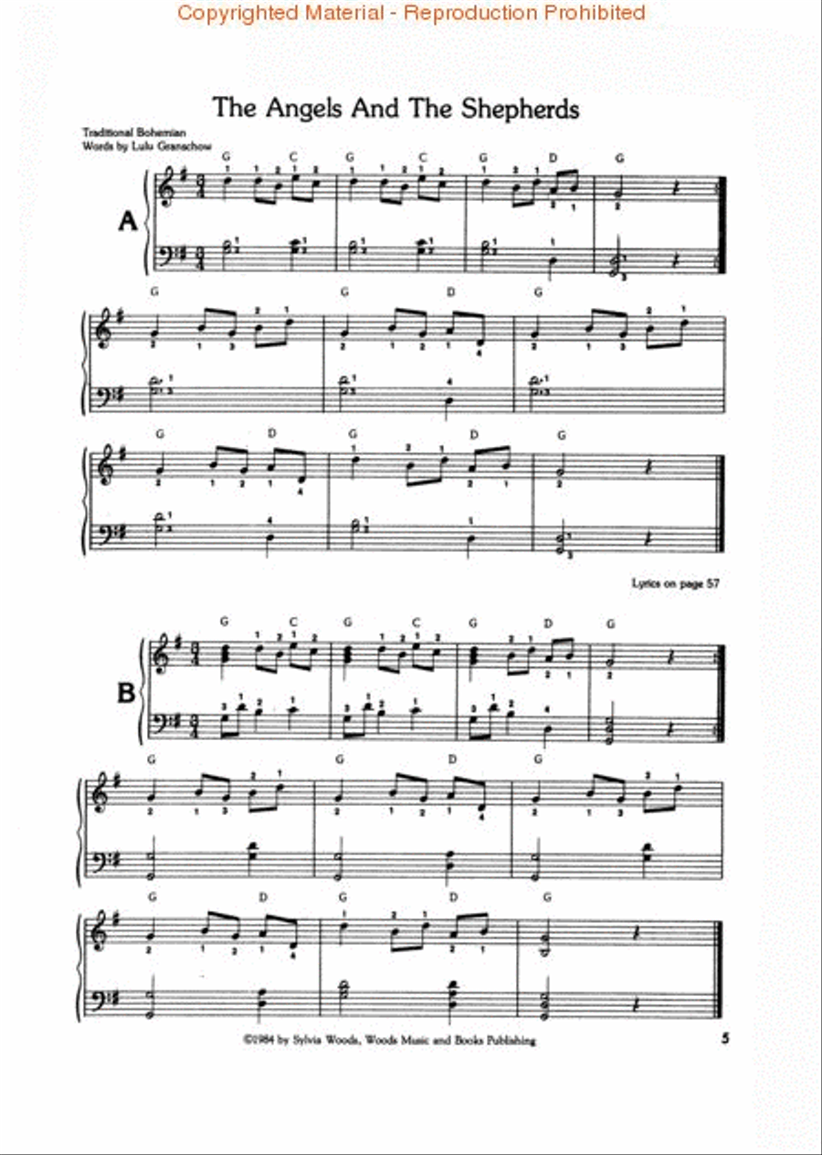 50 Christmas Carols for All Harps Celtic Harp scores gallery preview page 2