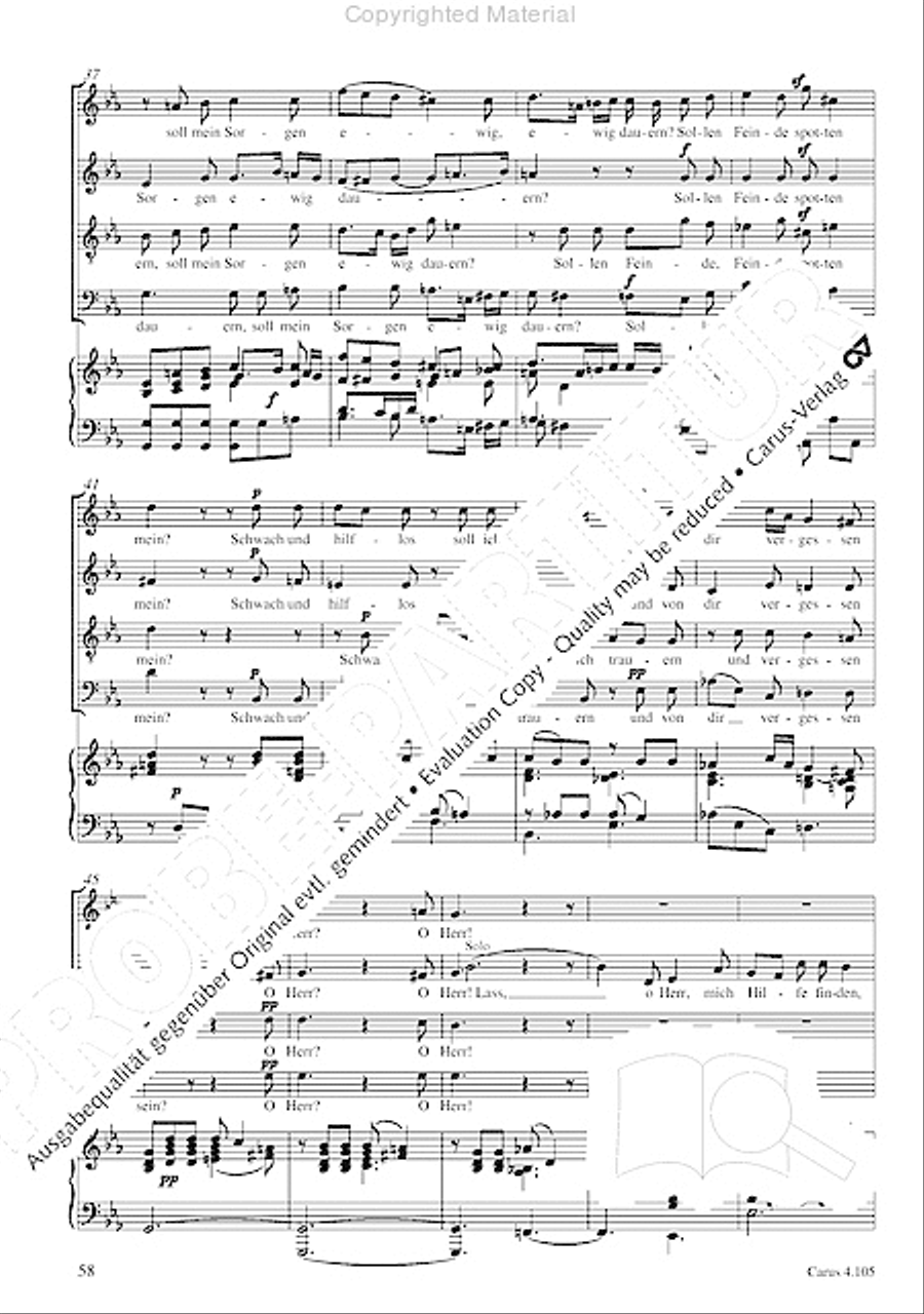 Choral collection Mendelssohn - editionchor Choir scores gallery preview page 59