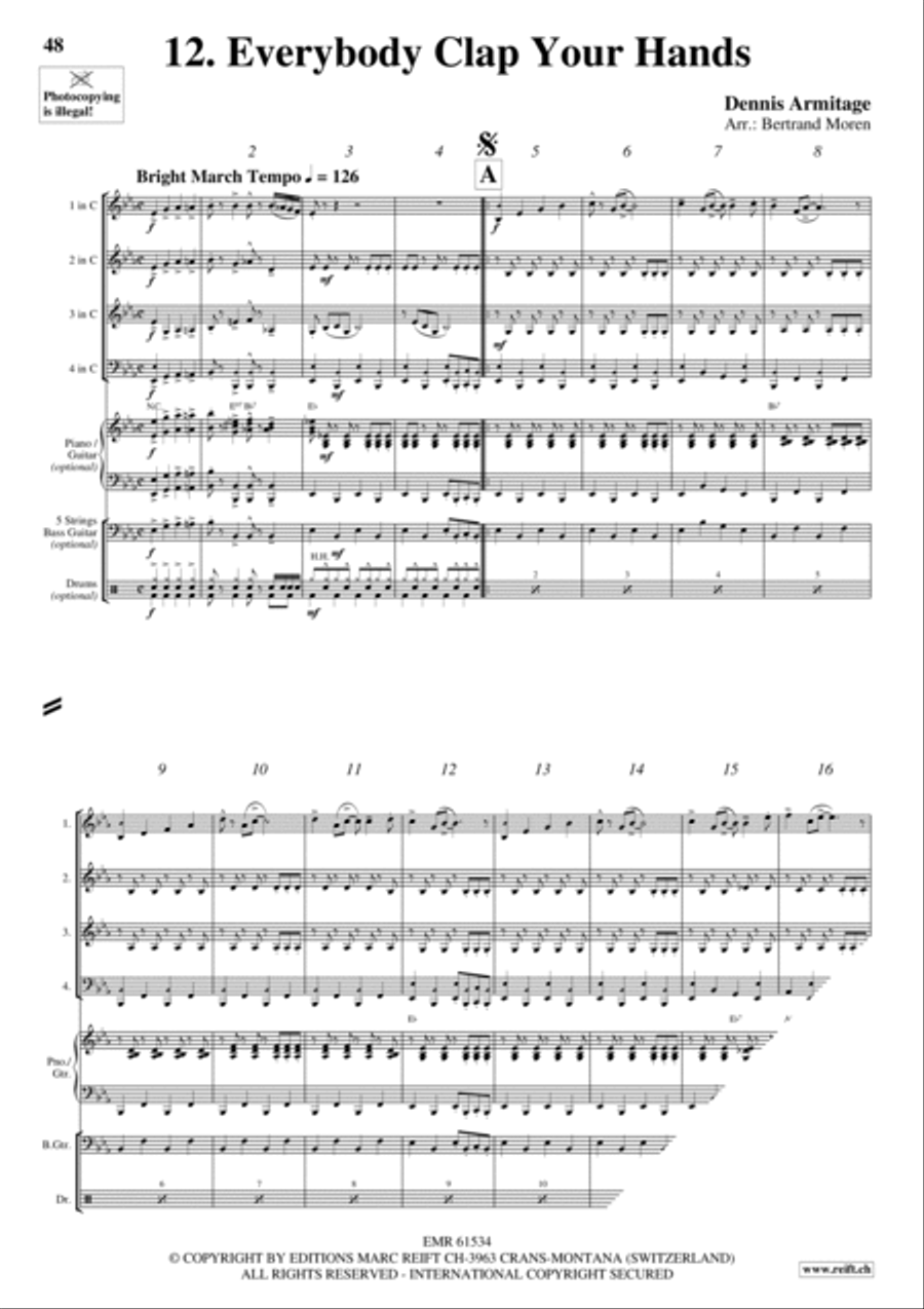 Beer Party Brass Quartet scores gallery preview page 14