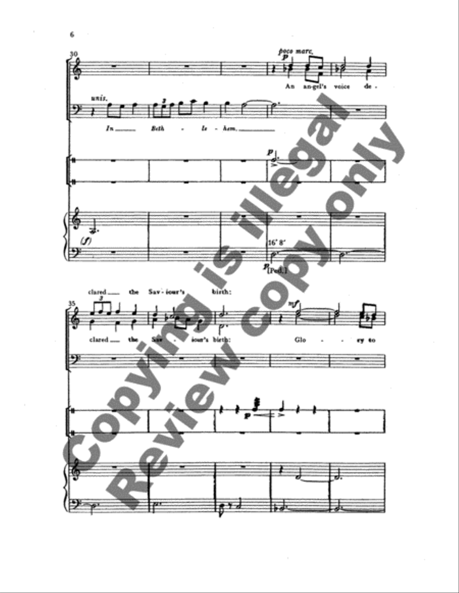 Carols to Play and Sing: 1. In Bethlehem 4-Part scores gallery preview page 12