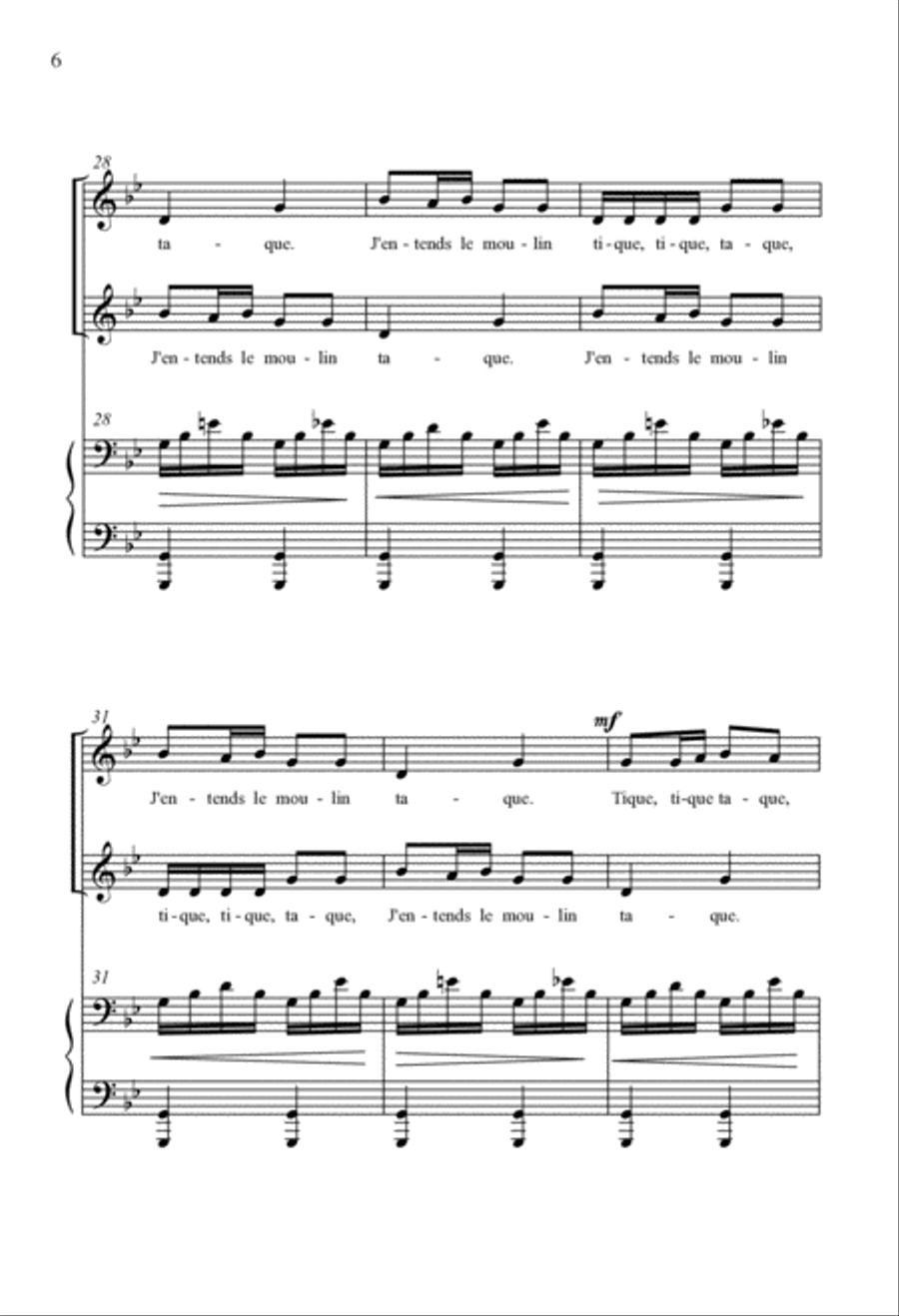 J'entends Le Moulin SA scores gallery preview page 4
