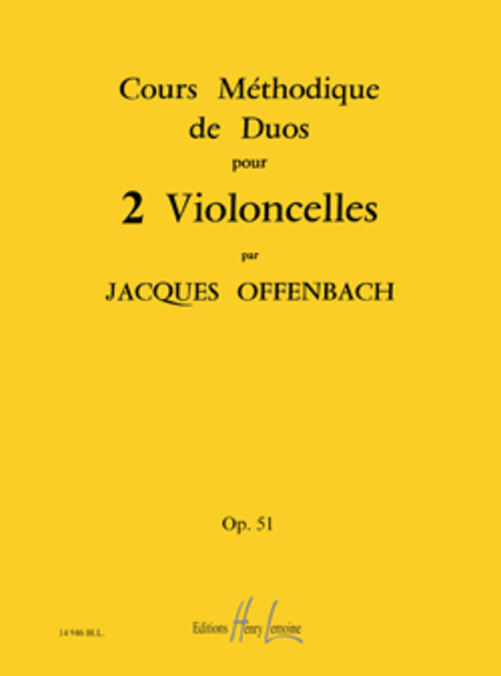 Cours methodique de duos pour deux violoncelles Op. 51