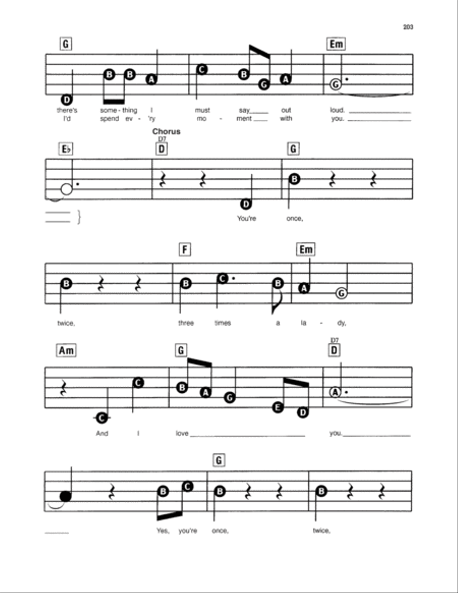 Three Times A Lady Three Times A Lady Electronic Keyboard scores gallery preview page 2