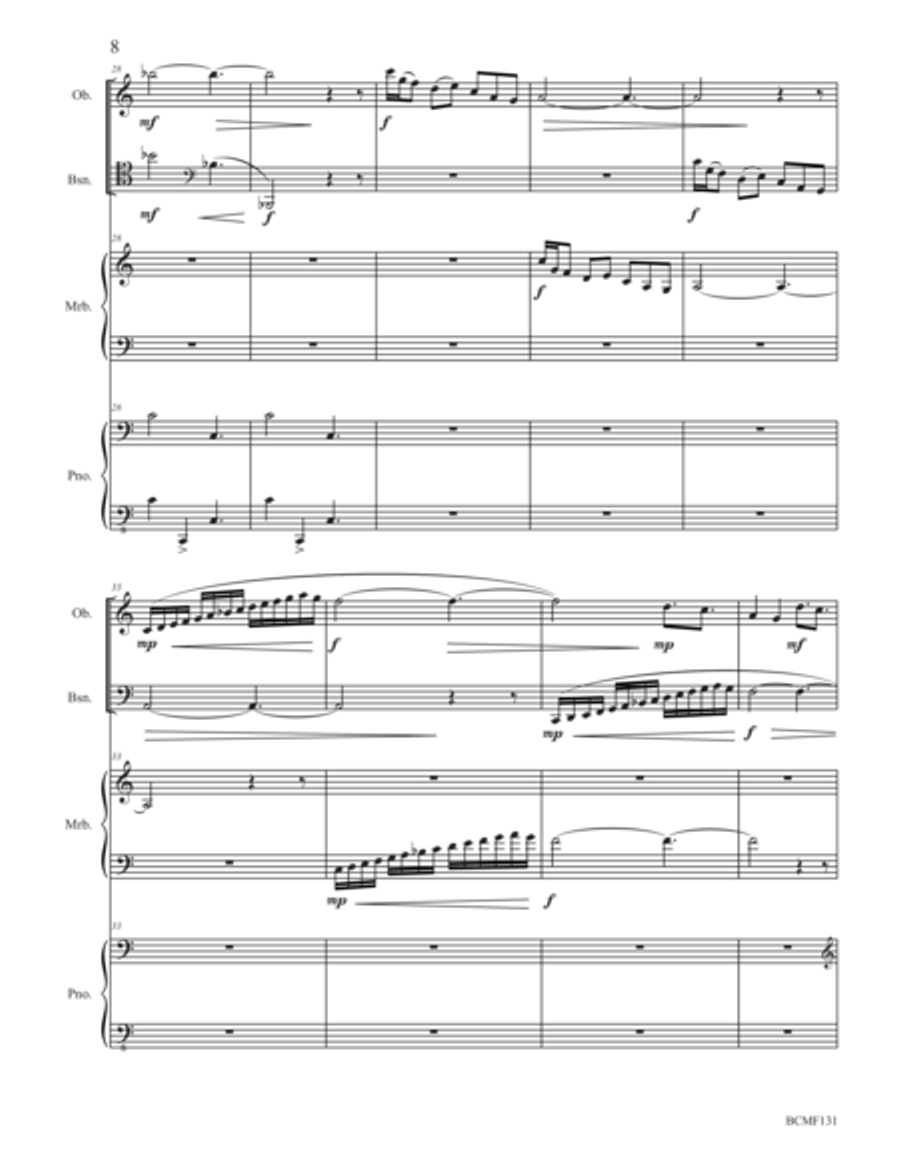 Seikilos Quartet Bassoon scores gallery preview page 5