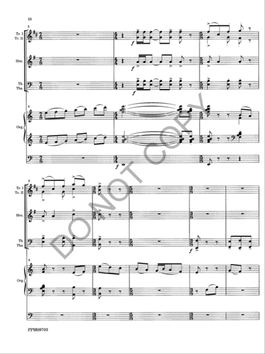Triptych Choir scores gallery preview page 13