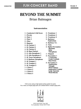Beyond the Summit: Score