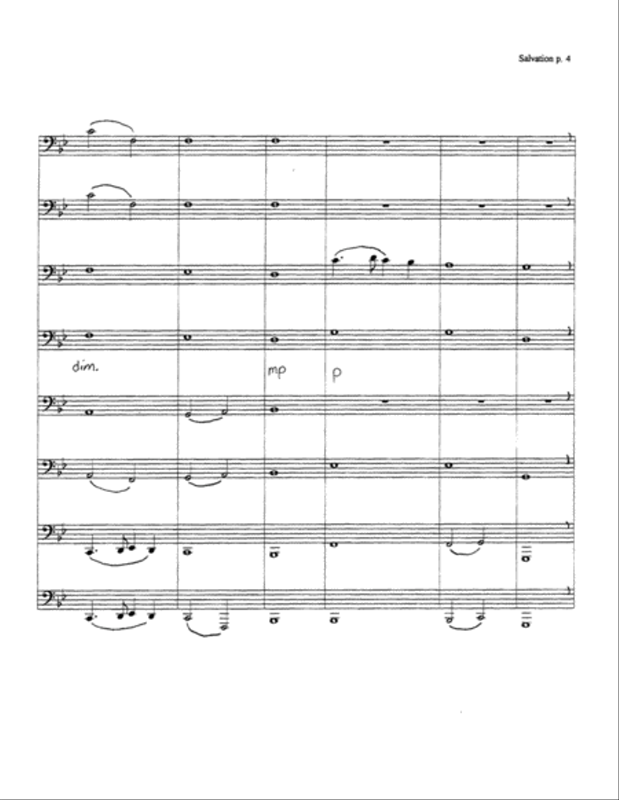Salvation is Created Euphonium scores gallery preview page 5