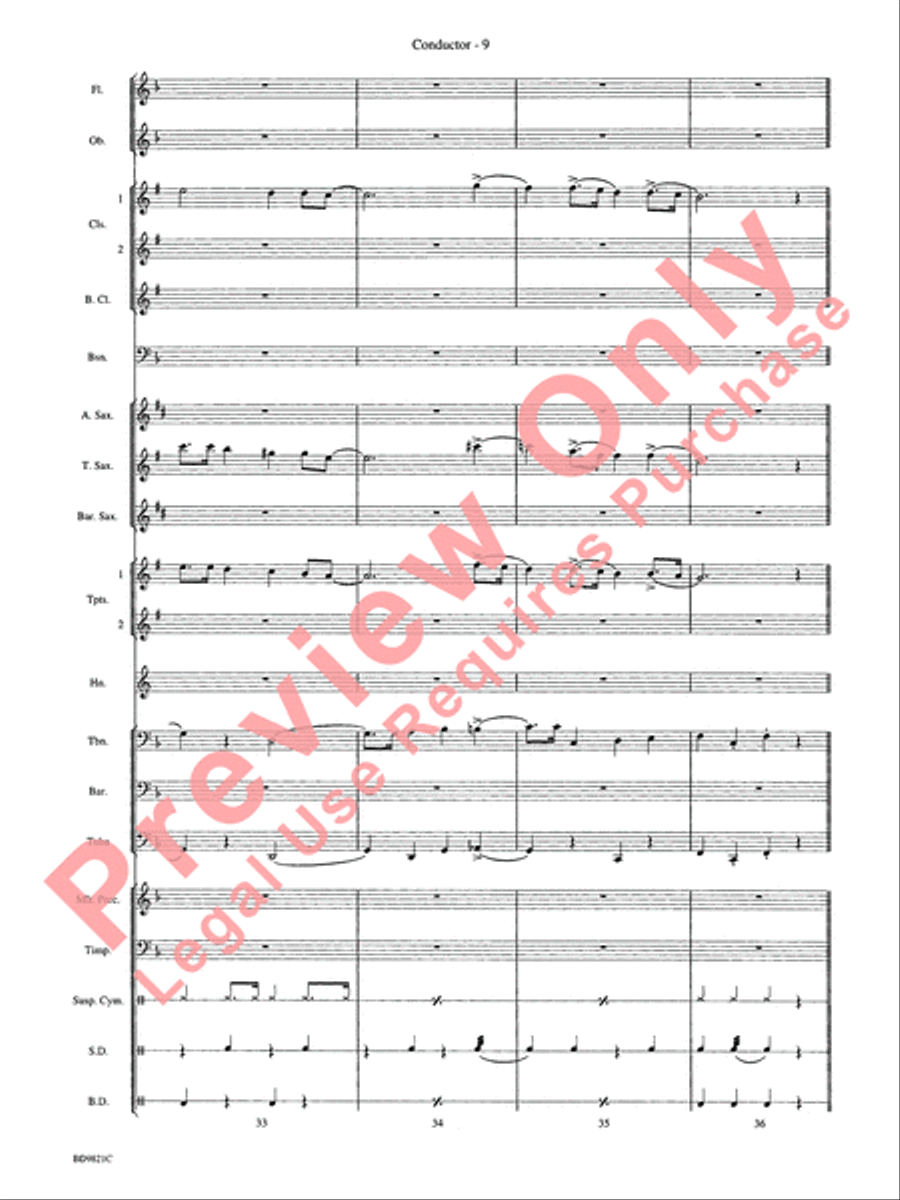 Let It Snow! Let It Snow! Let It Snow! Concert Band scores gallery preview page 12