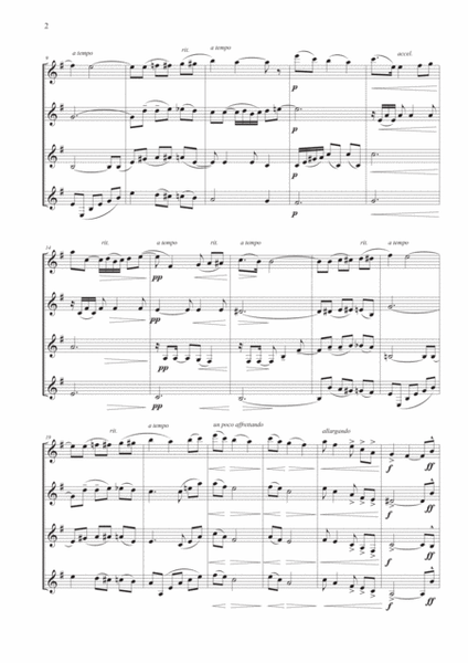 Crisantemi for Clarinet Quartet image number null