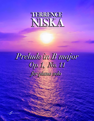 Book cover for Prelude in B major, Op. 1, No. 11