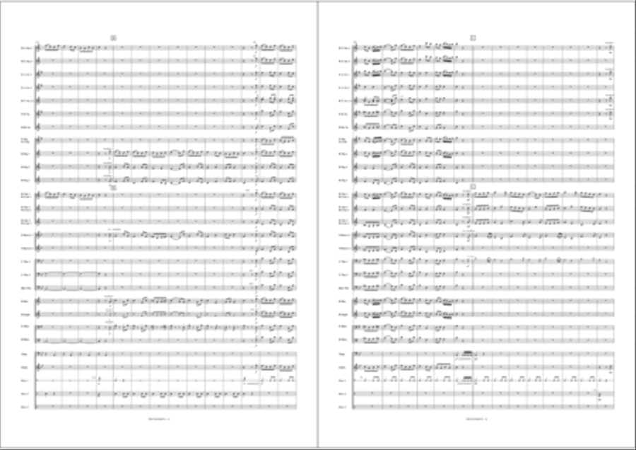 The Danserye Fanfare Band scores gallery preview page 7