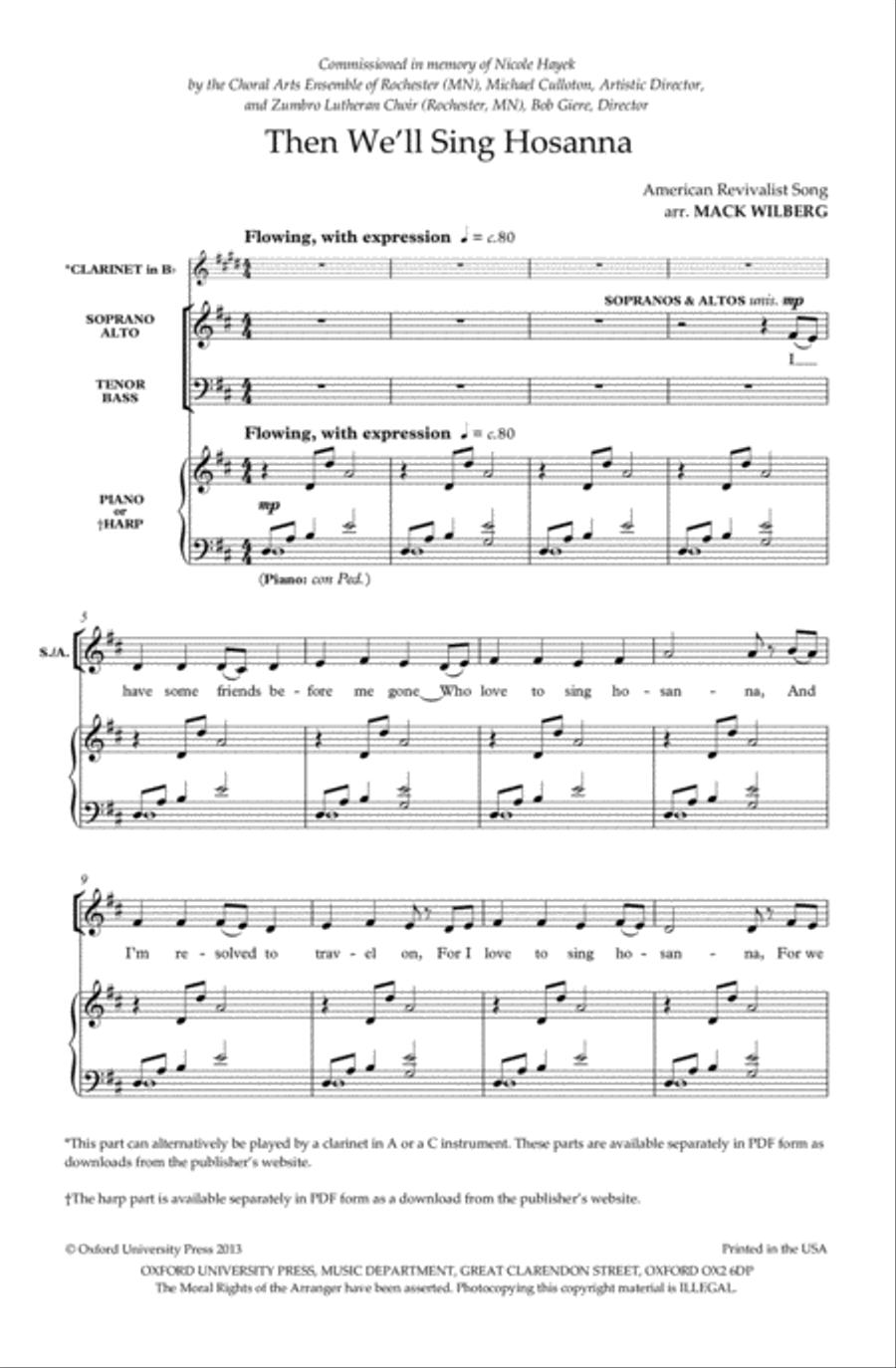 Then We'll Sing Hosanna Then We'll Sing Hosanna 4-Part scores gallery preview page 2