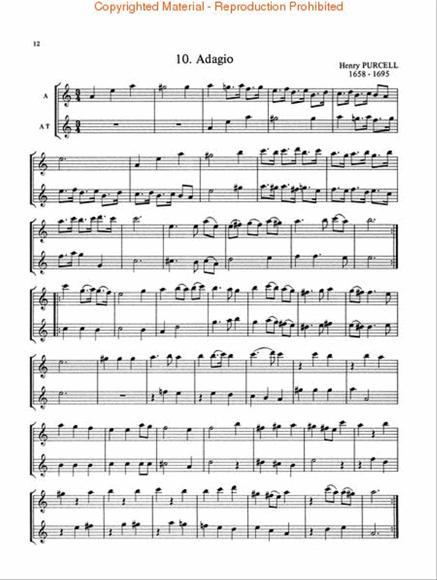 The Recorder Consort 2 Recorder scores gallery preview page 4