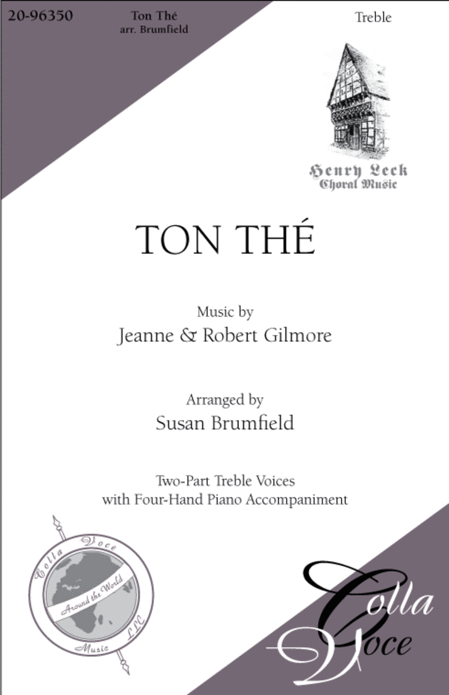 Ton Thé (Choral Score) Ton Thé (Choral Score) SA scores gallery preview page 1
