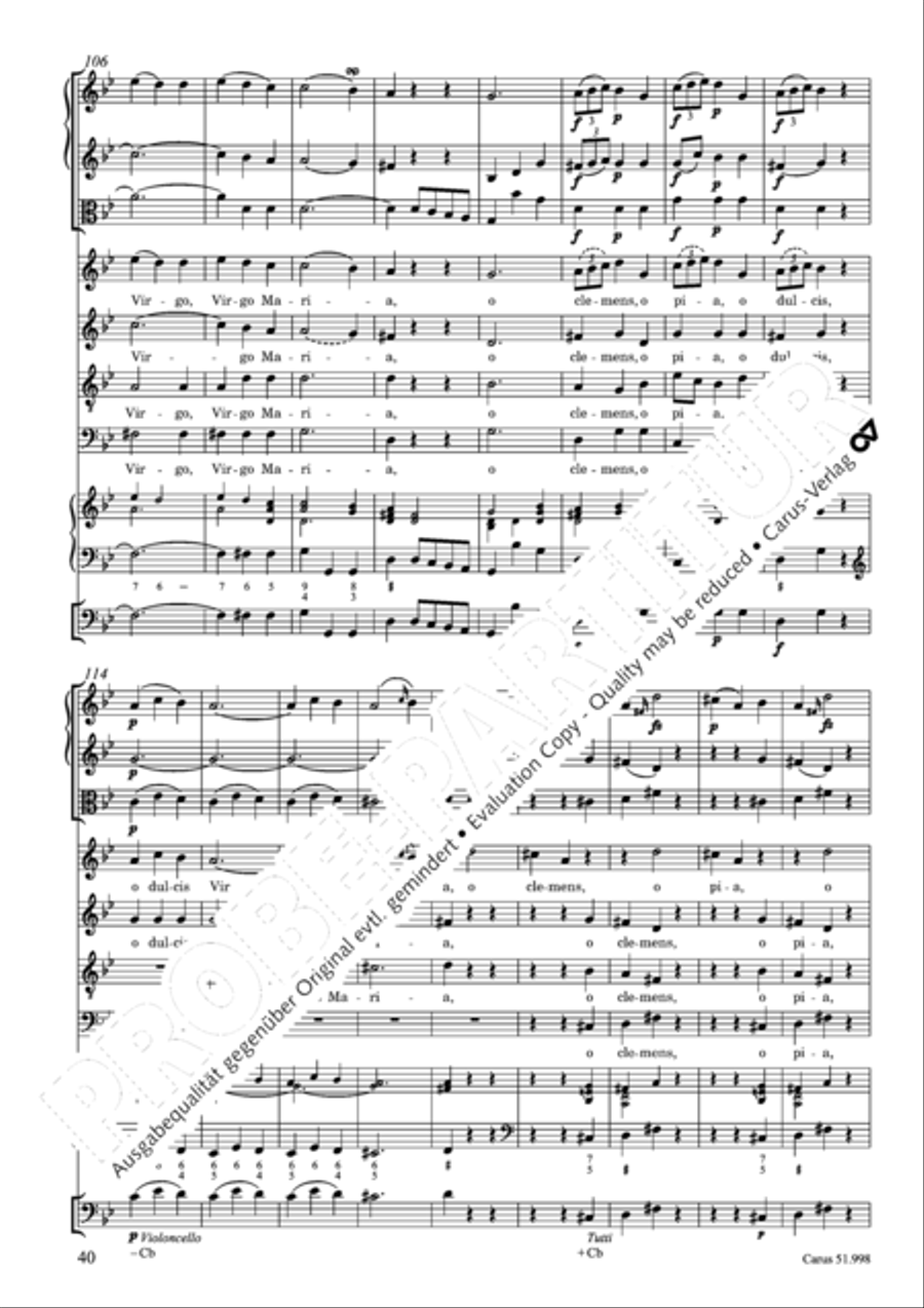 Salve Regina in g Salve Regina in g 4-Part scores gallery preview page 41