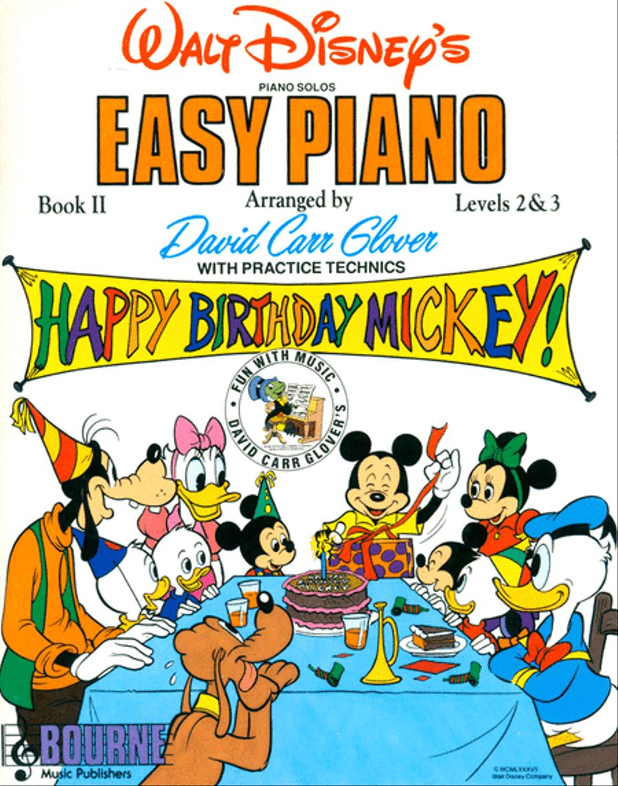 Walt Disney Easy Piano, Book I Piano Method scores gallery preview page 1