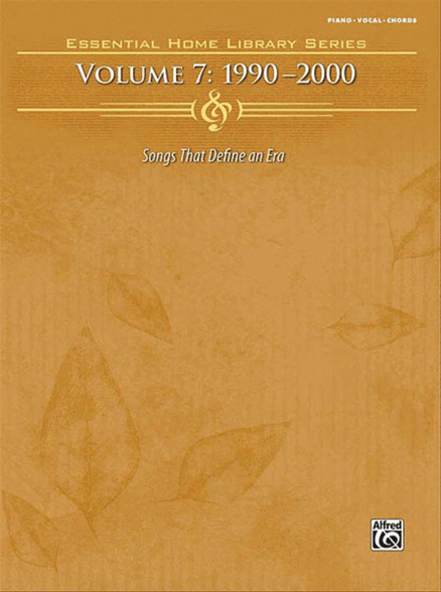 The Essential Home Library Series Volume 7 - 1990-2000 Piano, Vocal, Guitar scores gallery preview page 1