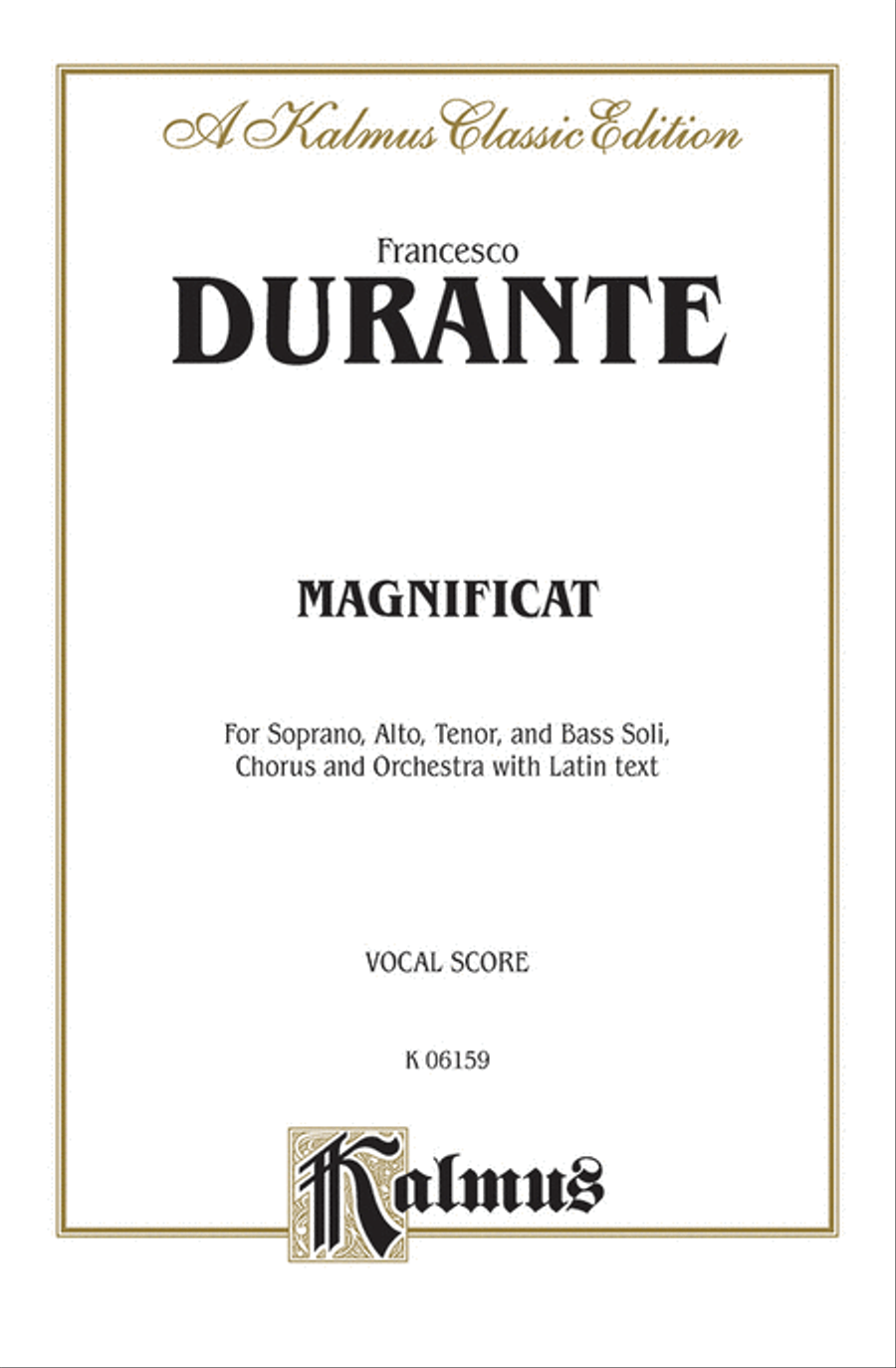 Magnificat 4-Part scores gallery preview page 1