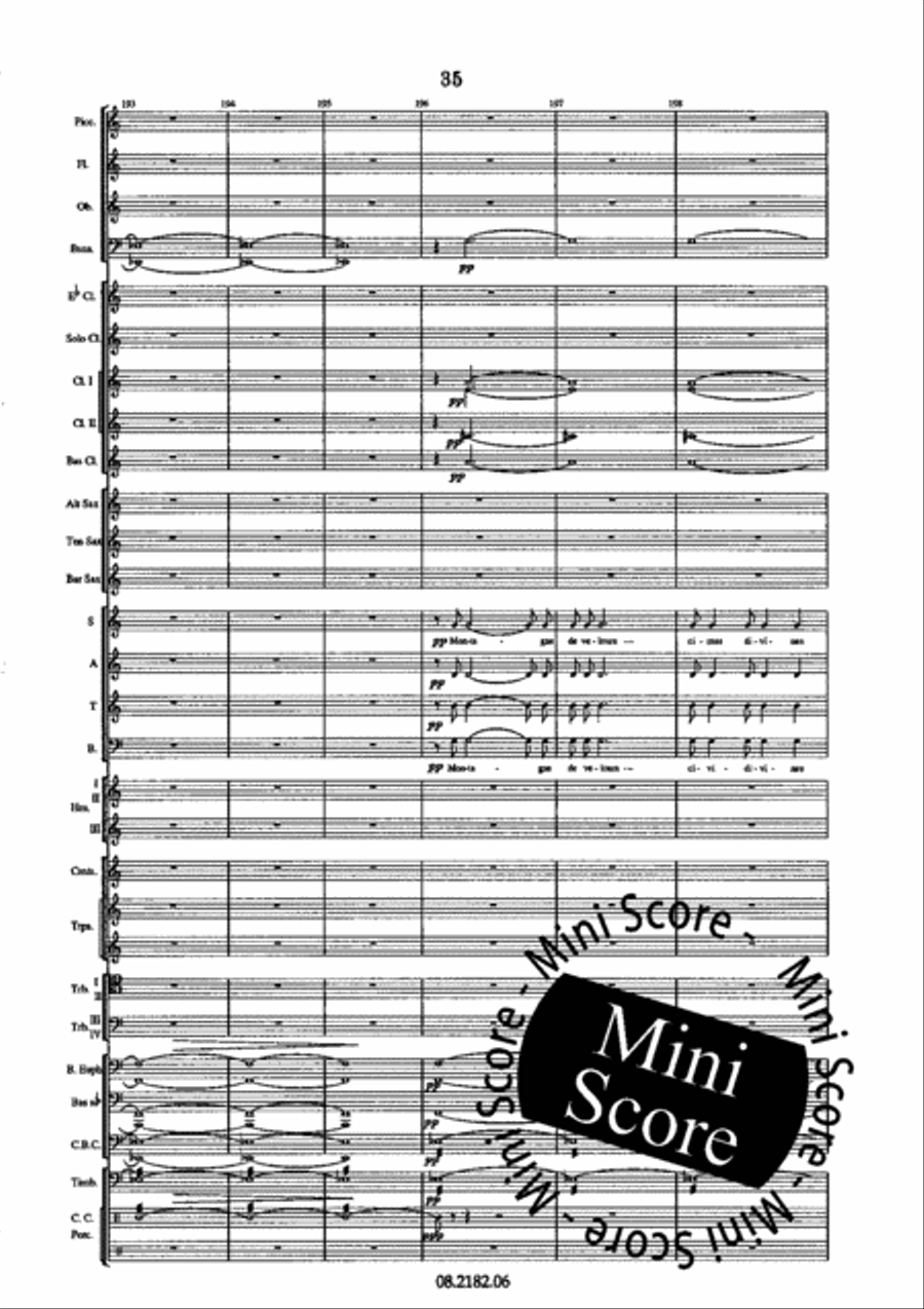 Oratorio Olympique SATB/Harmonie 4-Part scores gallery preview page 39