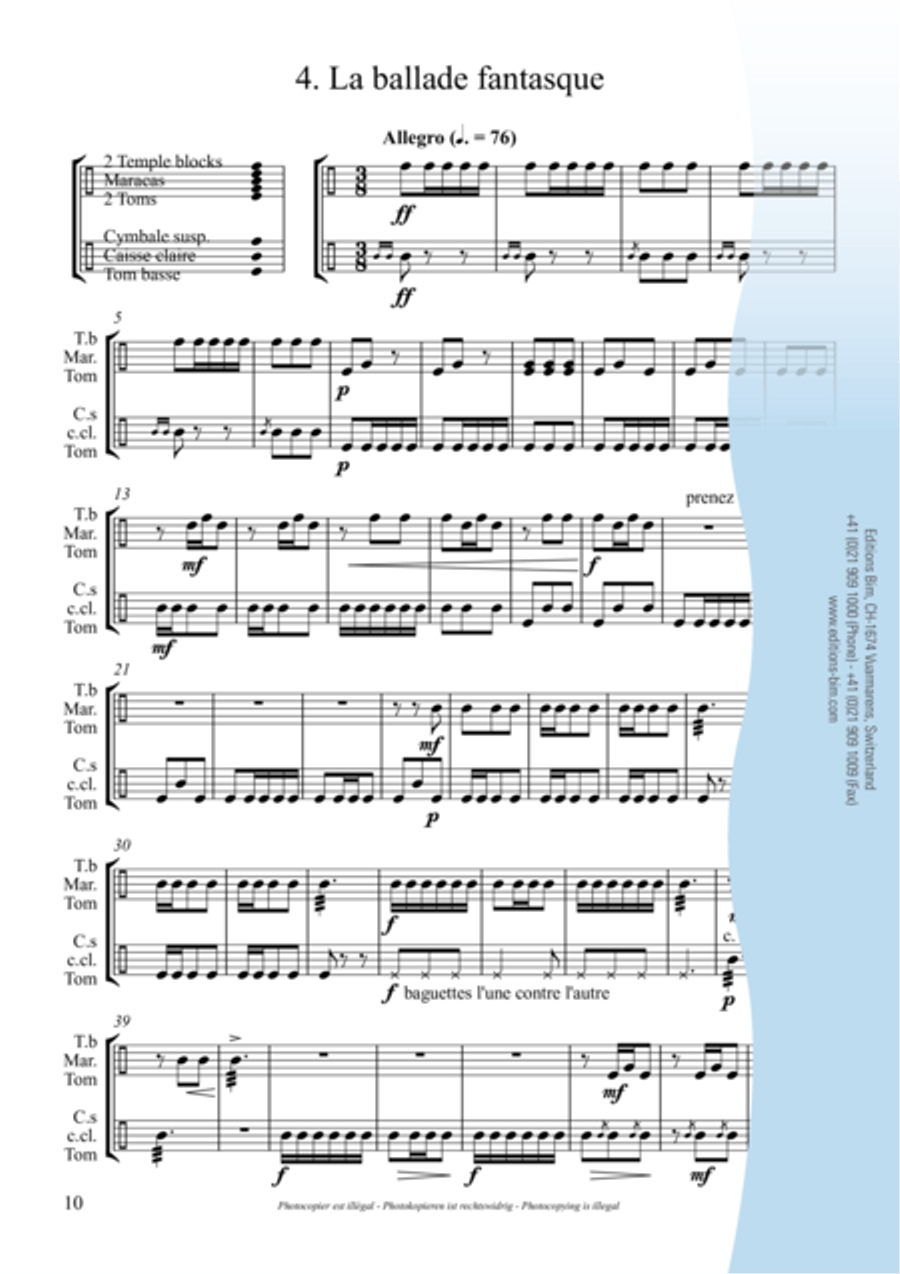 8 Escales 8 Escales Percussion scores gallery preview page 5