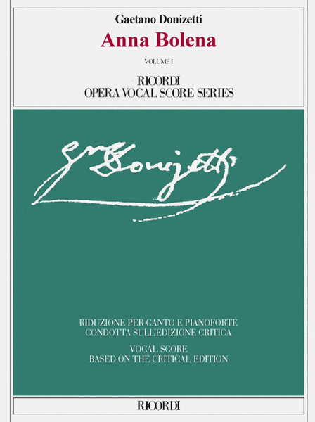 Anna Bolena Volume I and Volume II