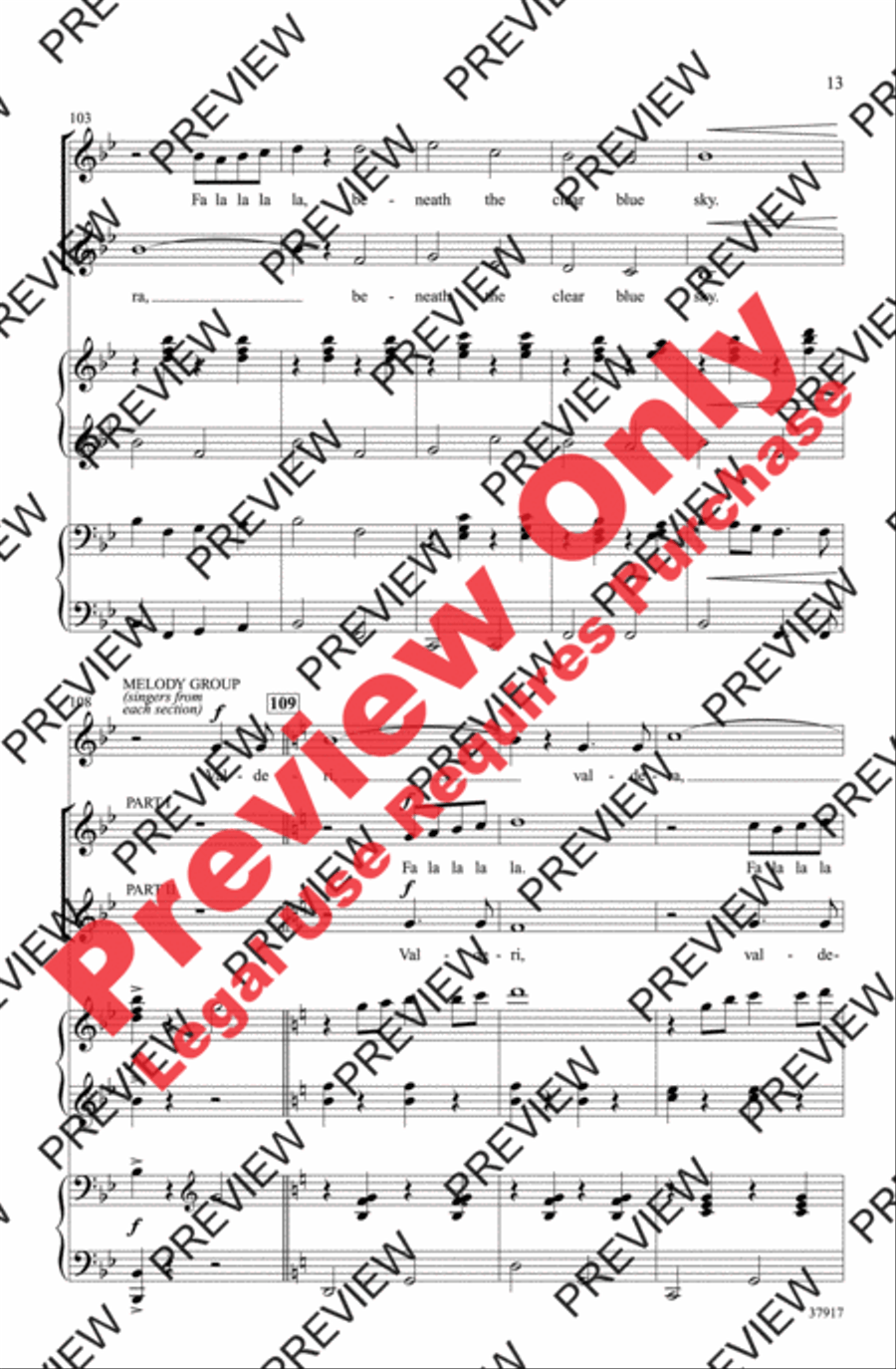 The Happy Wanderer 2-Part scores gallery preview page 13