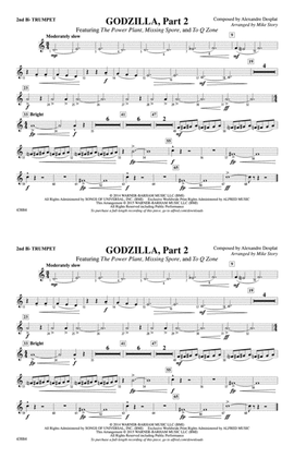 Godzilla, Part 2: 2nd B-flat Trumpet