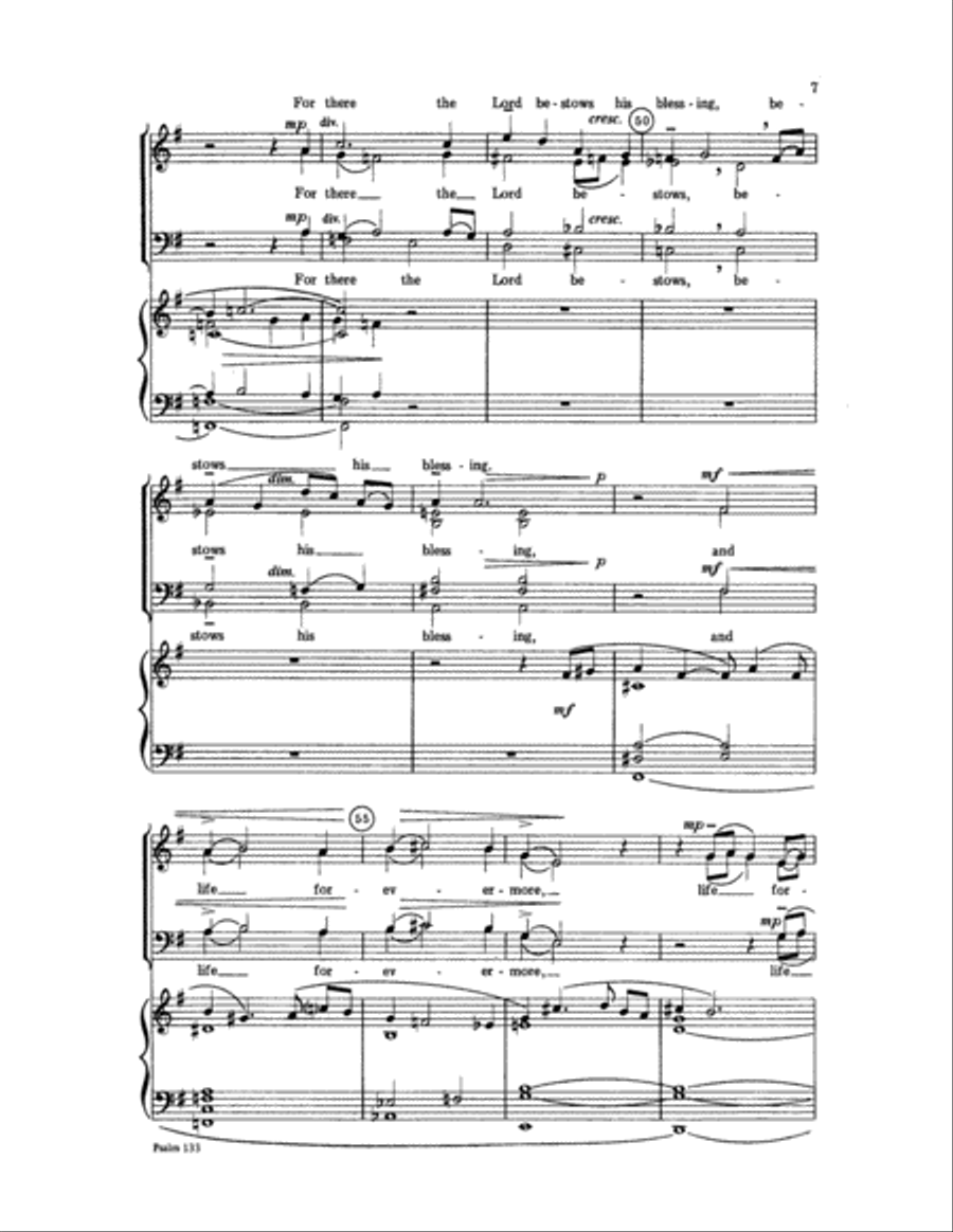 Psalm 133 Psalm 133 Choir scores gallery preview page 7