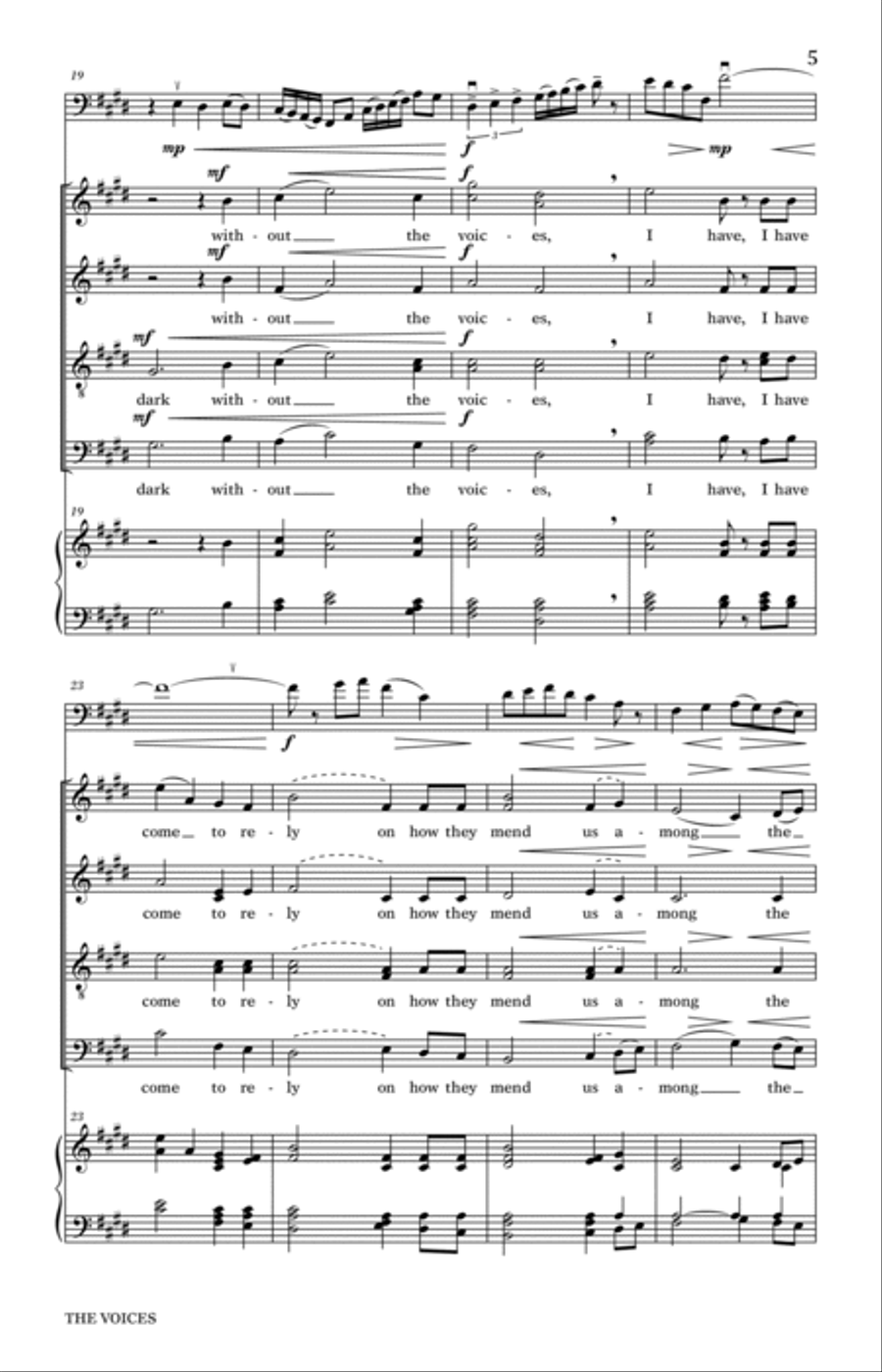 The Voices 4-Part scores gallery preview page 3
