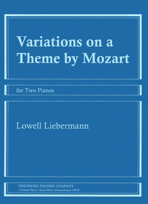 Book cover for Variations on A Theme By Mozart