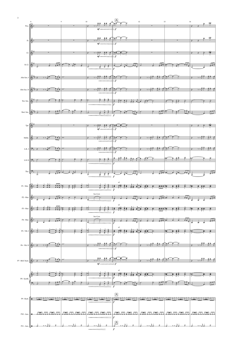 Creep Creep Marching Band scores gallery preview page 2