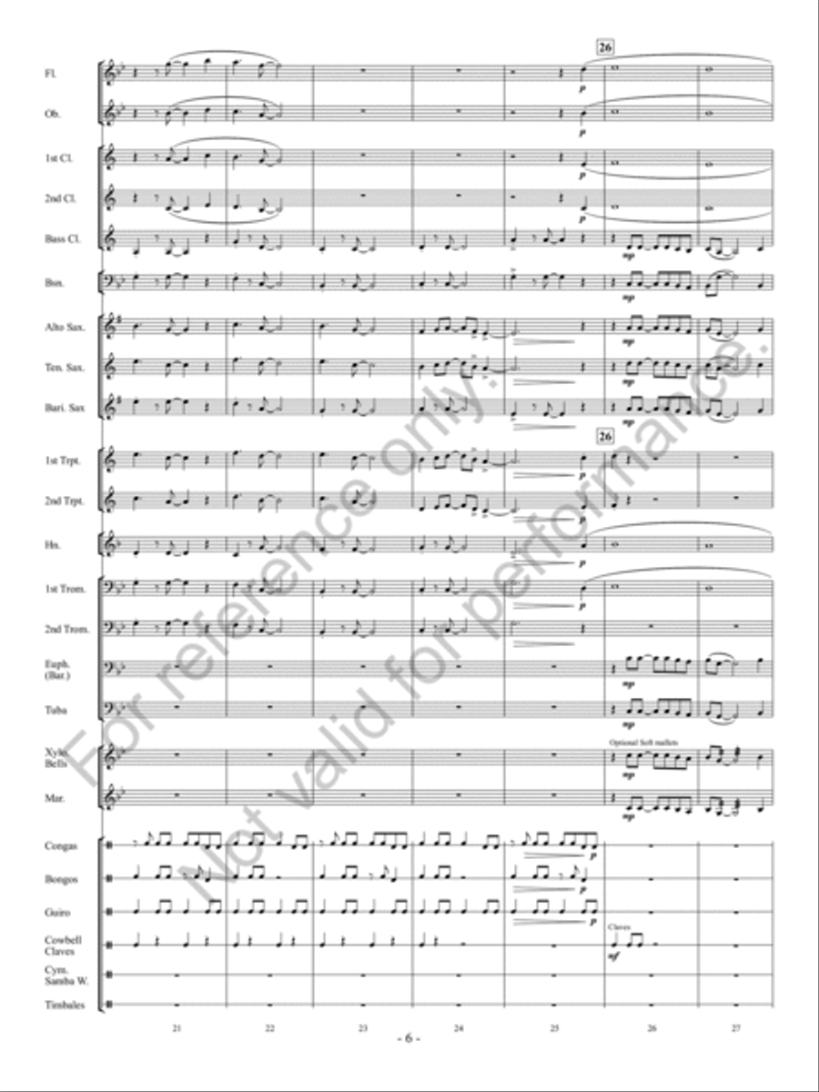 Calle Arriba! Concert Band scores gallery preview page 7