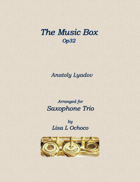 The Music Box Op32 for Saxophone Trio image number null