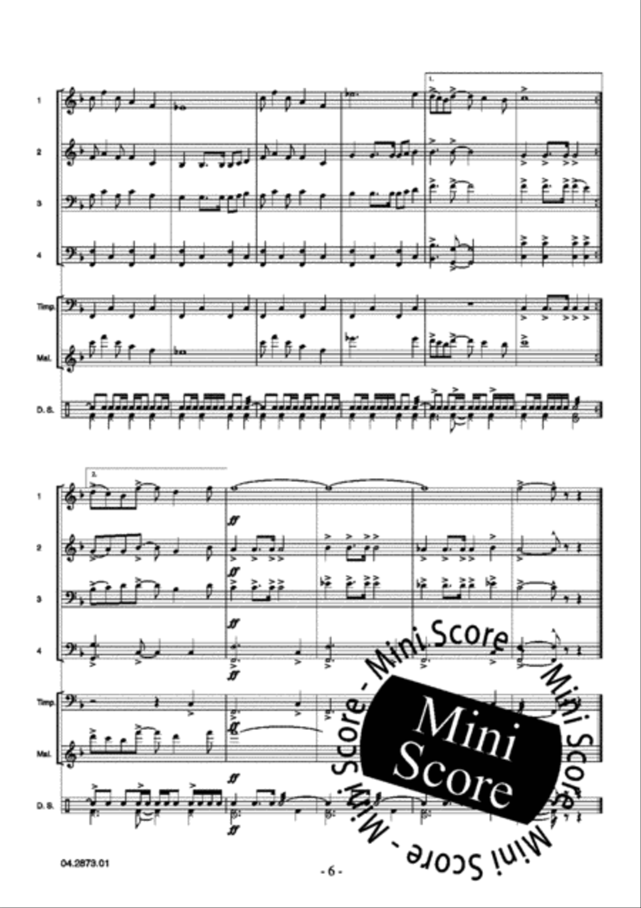 Adventure Game Brass Band scores gallery preview page 10