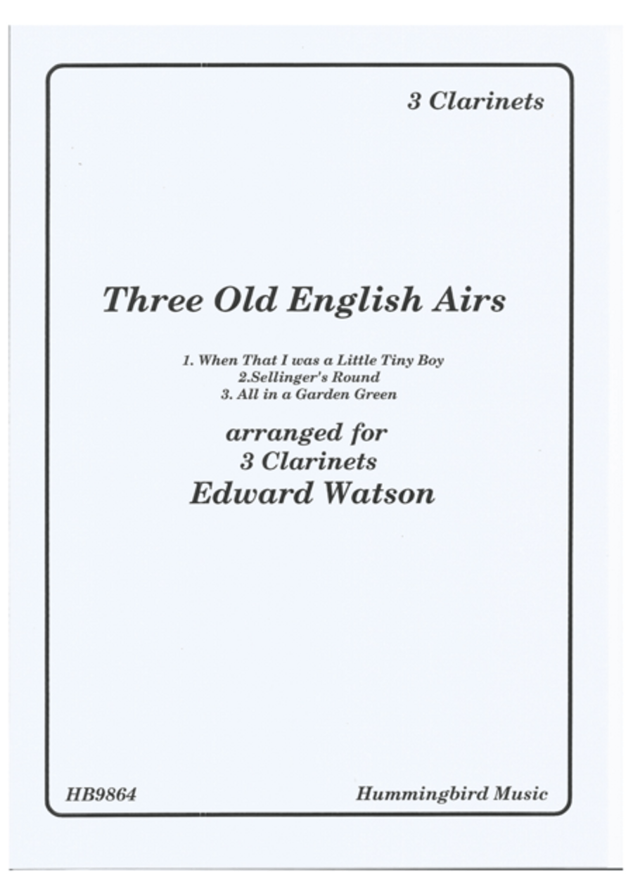 Three Old English Airs Three Old English Airs Clarinet scores gallery preview page 2