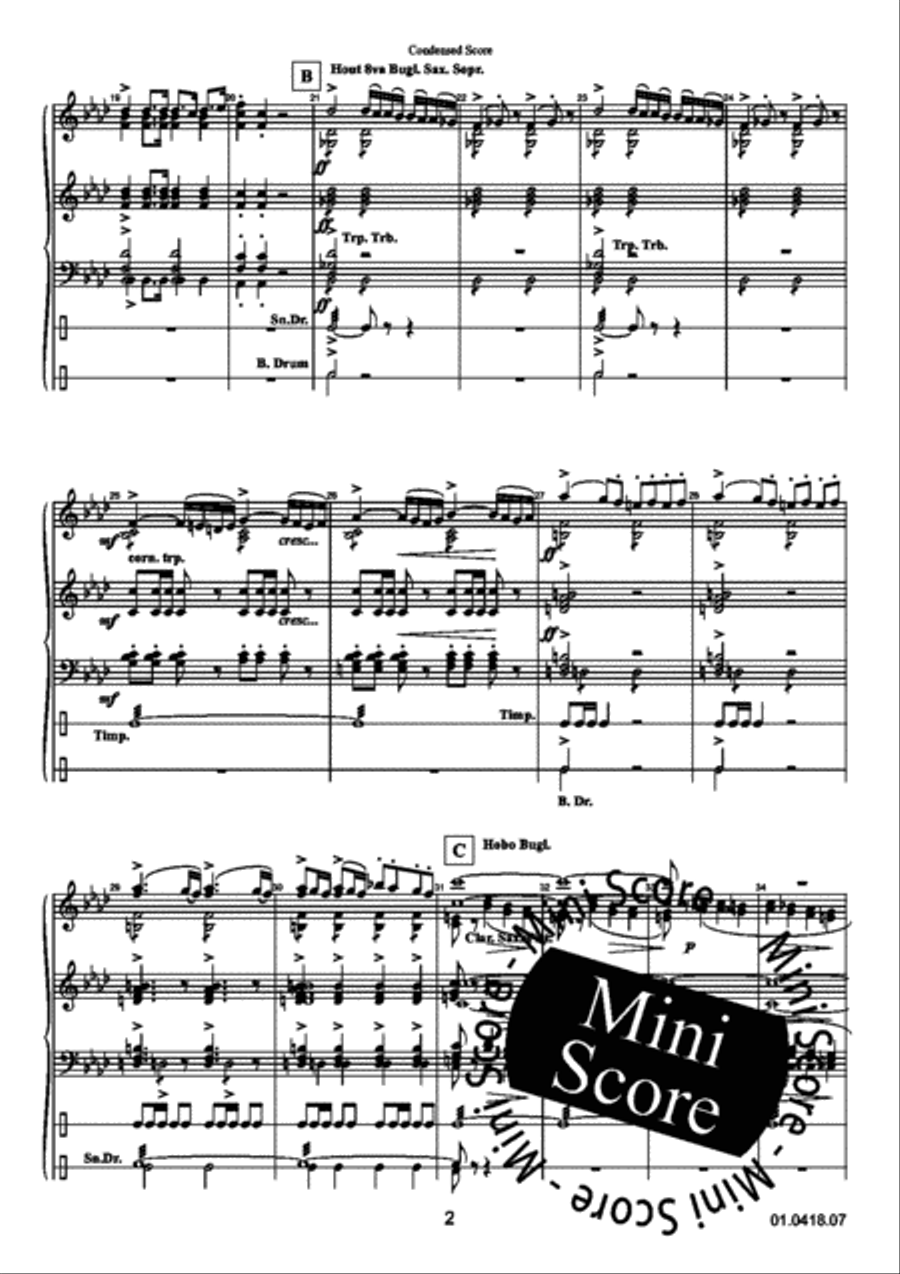 Norma Ouverture Concert Band scores gallery preview page 30