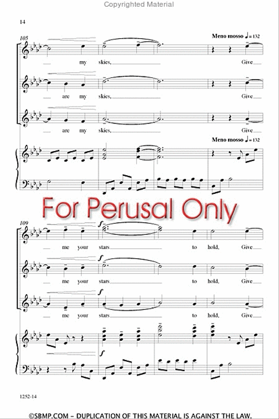 Give Me Your Stars to Hold - SSA Octavo SSA scores gallery preview page 13