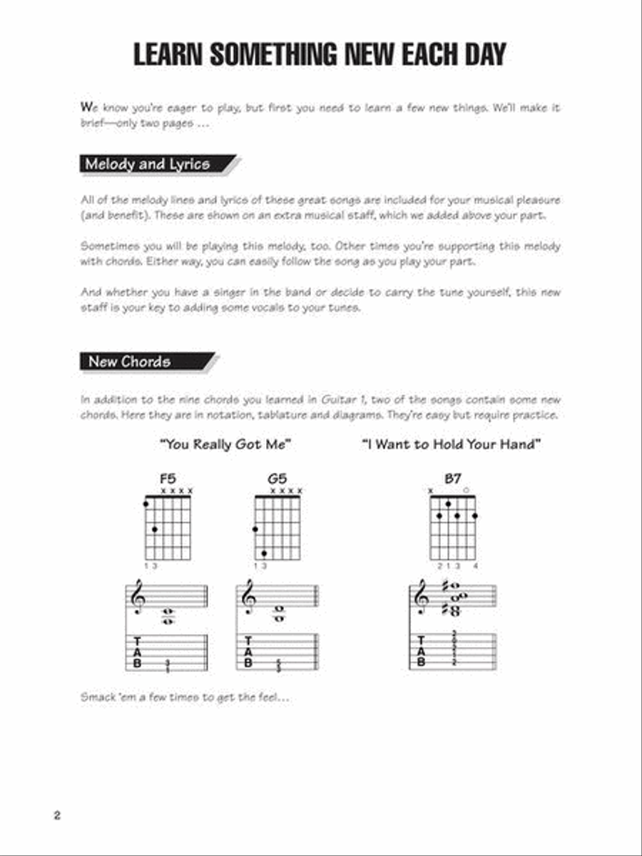 FastTrack Guitar Songbook 1 – Level 1 Guitar Tablature scores gallery preview page 3
