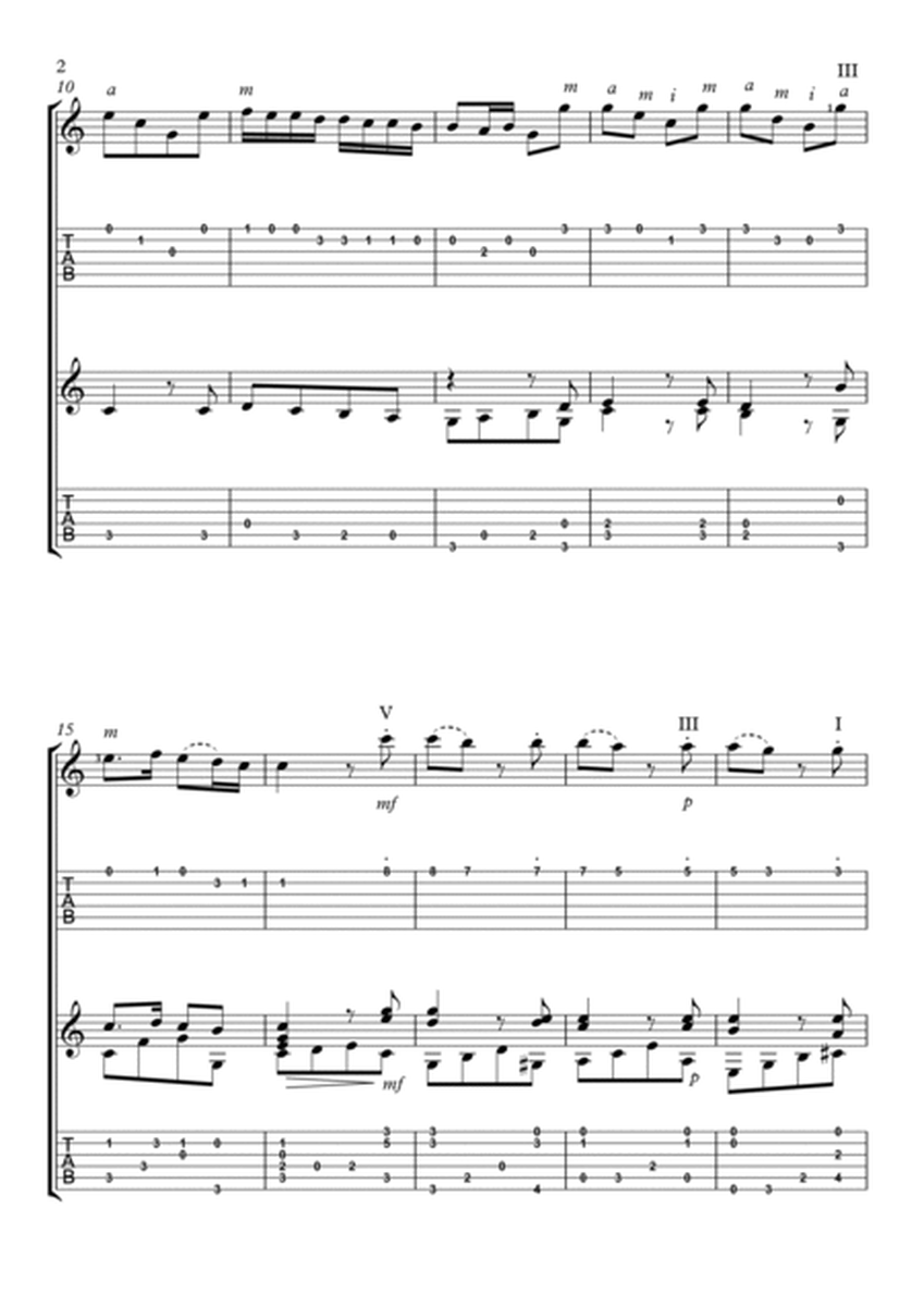 Air Italien for Guitar Duet TAB image number null