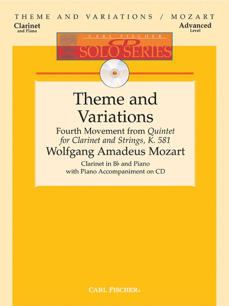 Wolfgang Amadeus Mozart: Theme and Variations (Fourth Movement from Quintet for Clarinet and Strings)