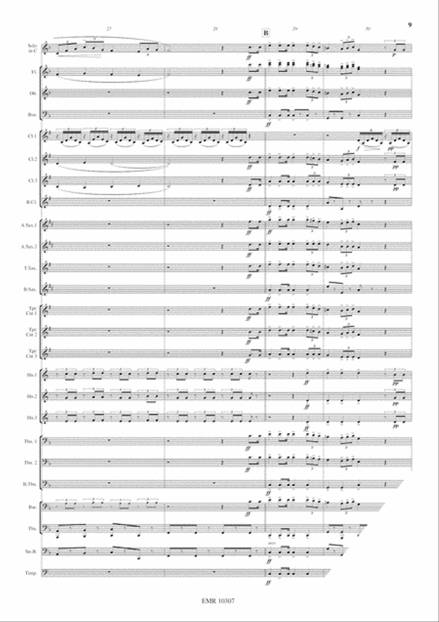 Chorus Of Hebrew Slaves Concert Band scores gallery preview page 10