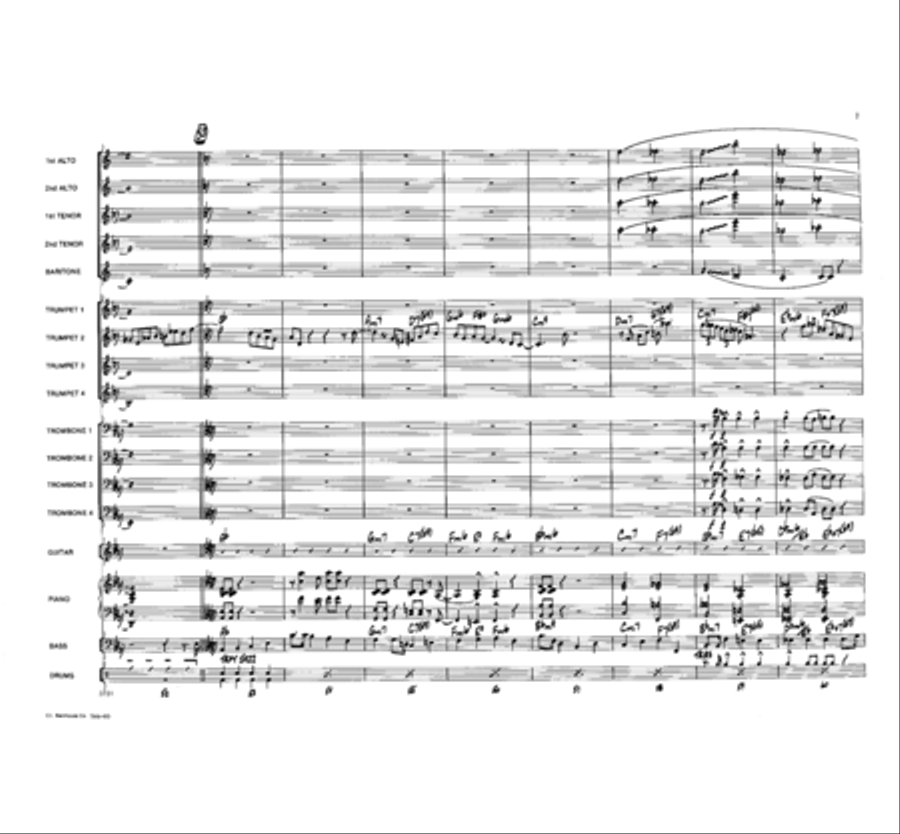 Travelin' Home Jazz Ensemble scores gallery preview page 8