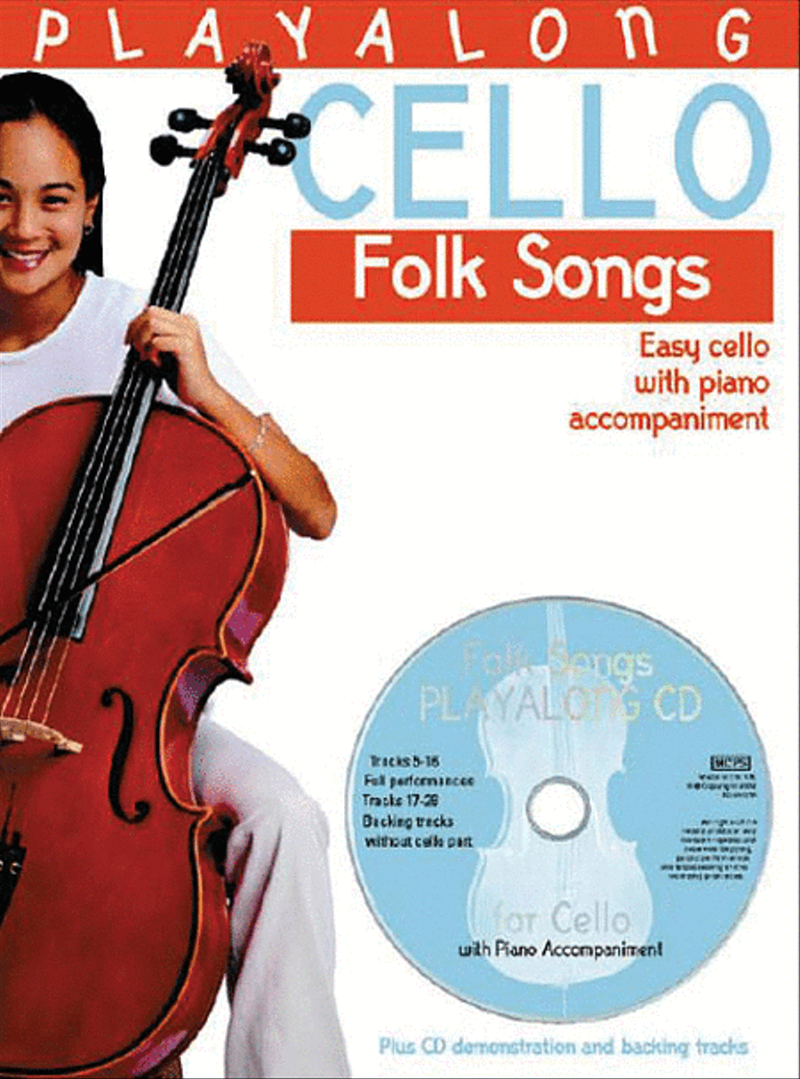 Playalong Cello - Folk Songs Piano Accompaniment scores gallery preview page 1