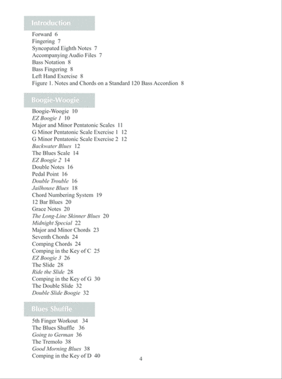 Learn Blues Accordion Learn Blues Accordion Accordion scores gallery preview page 5