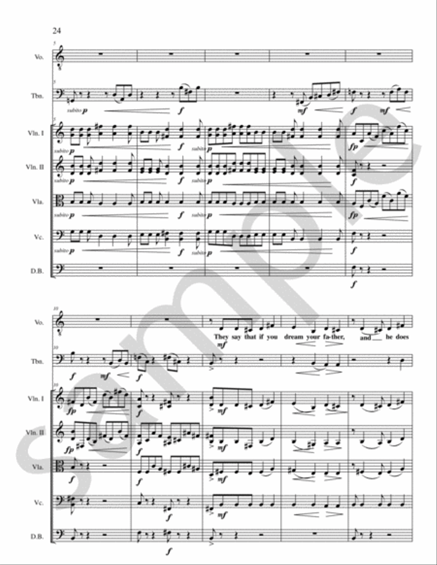 Angel of Dreamers Angel of Dreamers Trombone scores gallery preview page 11