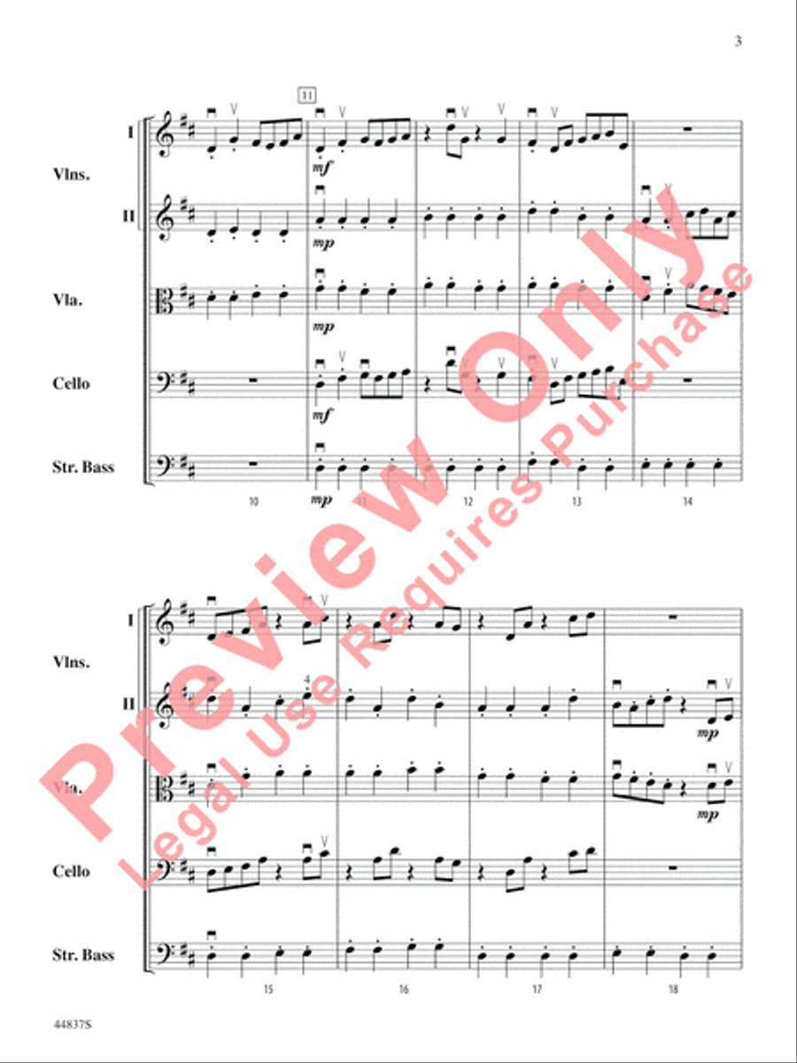 A Spark of Courage A Spark of Courage String Orchestra scores gallery preview page 4