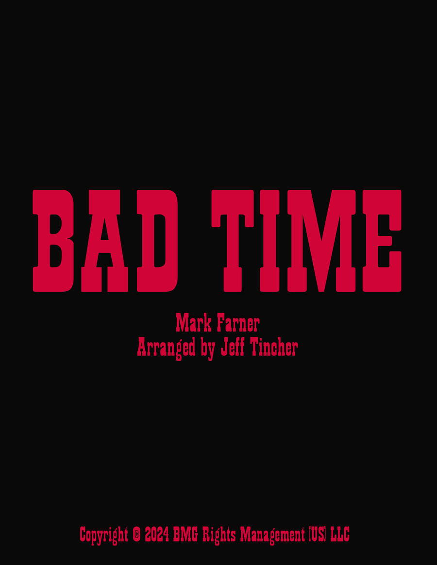 Bad Time Piano, Vocal, Guitar scores gallery preview page 1